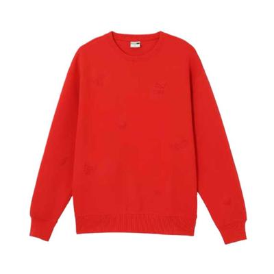 Puma Simple Casual Sports Soft Hoodie Kids Hoodies Red 627449-11