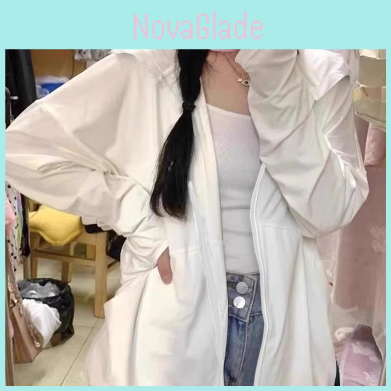 Summer Ultralight Sun Protection Hoodie With Detachable Brim For Women Outdoor Activities