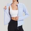 Women's Autumn & Winter Plus Velvet Sports Hoodie: Long Sleeve, Zip-Up, Outdoor Fitness, Quick-Dry, Slim Fit Yoga Jacket