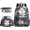 Genshinimpact Yuanshen School Bag Three-Piece Pencil Case Shoulder Bag Backpack