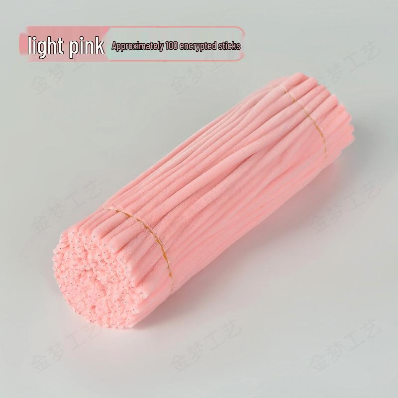 Gör-det-själv Chenille-stjälk Macaronbukett Hantverkskit för Barn