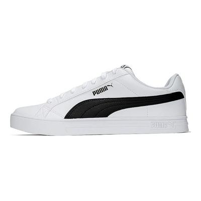 Smash Vulc V3 Lo White Black Unisex Sneakers 380752-02