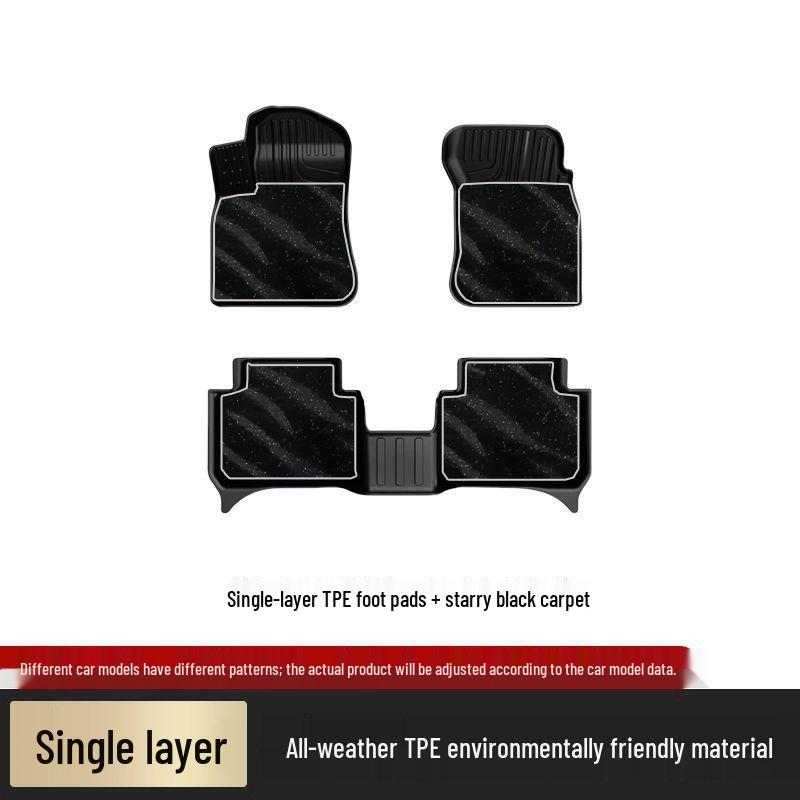 Volkswagen Touareg Floor Mats (2011-2025) - Original Style, Full Coverage, TPE, Wear-Resistant, Anti-Slip