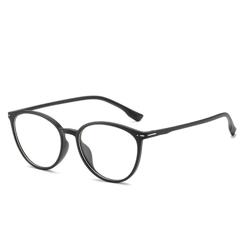 Retro Literary Finished Nearsighted Glasses Women Ultralight TR90 Oval Clear Lens Short-sighted Eyeglasses -0.5 -1.0 To -6.0