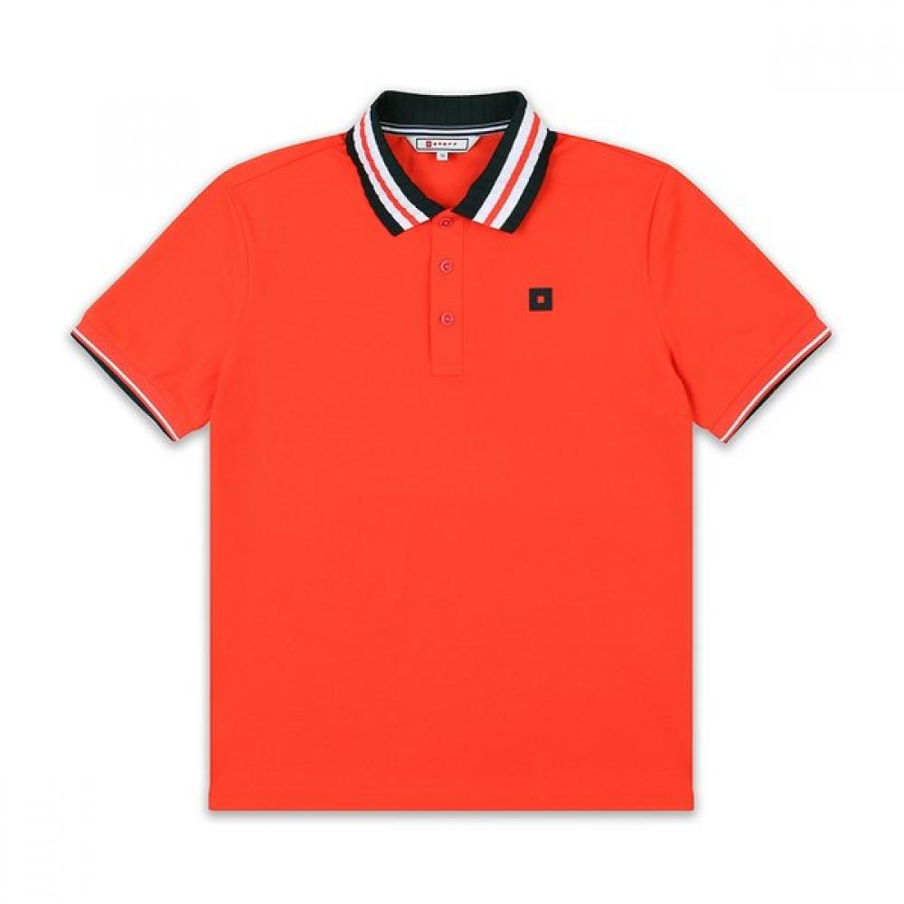 Onoff Men S ShorT Sleeve Collar PoinT T ShirT Of9002ga Red RED/54