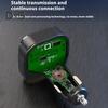 Dual-Port Car Charger with Bluetooth-compatible 54W Fast Charging Transmitter CVC Noise Cancellation Voltage Display Voice Assistant Car Adapter