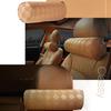 Car Headrest Pillow for Driving Faux Leather Memory Foam Ergonomic Neck Support Universal Fit Head Rest Travel Cushion for Most Vehicles