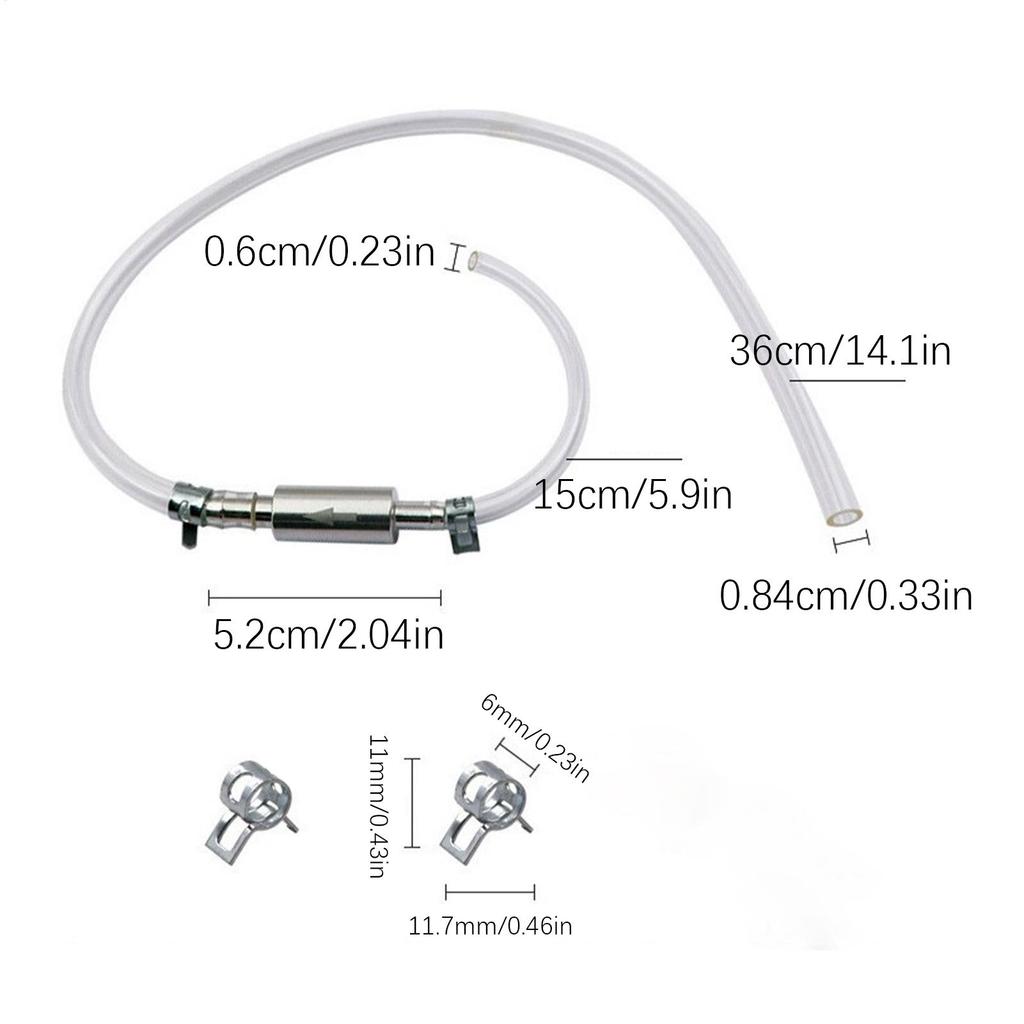 Break Bleeder Kit Brake Bleed Hose Check Valve Kit Leakproof Clutch Bleed Tools Car Accessories For Hydraulic System Maintenance