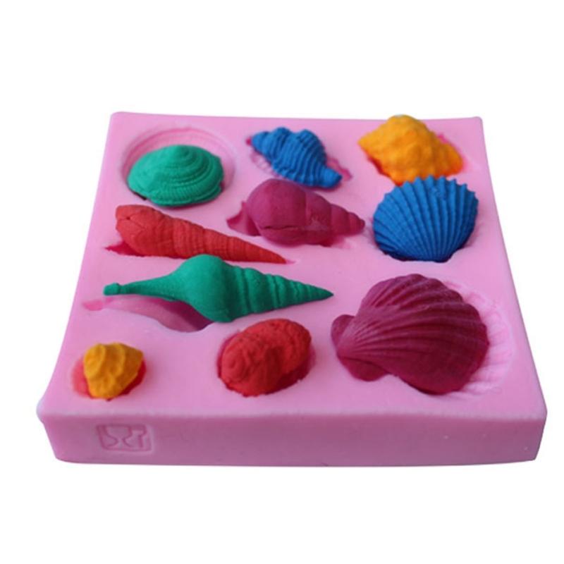 Conch Shell Cake Decorating Tool Heatproof Silicone Mold For Chocolate Jellies Soap Crafting Multiuse Kitchen Essential