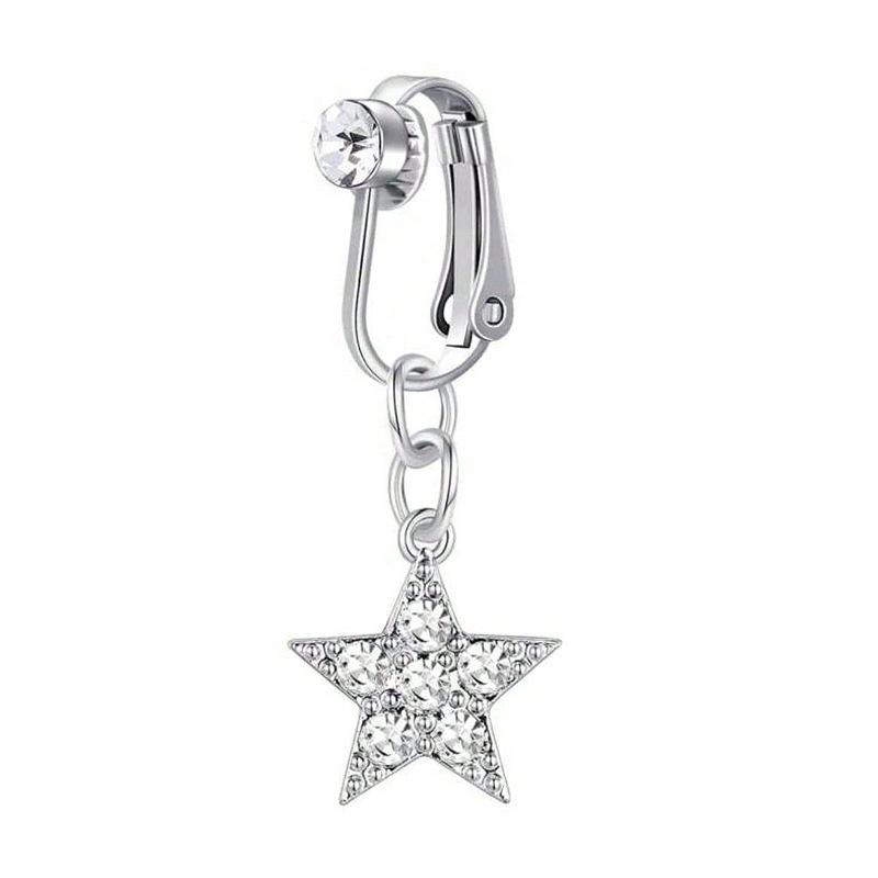Stylish No-Clip Navel Ring and Stud Collection