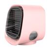 Misting Fan Portable Mini USB Rechargeable Desk Cooling Spray Water Mist Fan for Home Office Pink