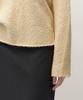 MUSINSA STANDARD WOMAN Women'S Fluffy Boat Neck Knit [Light Beige]
