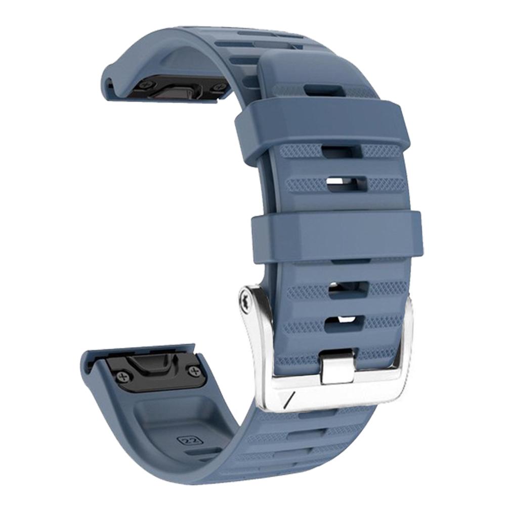 Watch Band for Garmin Forerunner 965/955/945/935 Soft Silicone Strap Bracelet with Silver Buckle