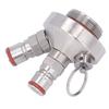 Stainless Steel Double Ball Lock Mini Keg Dispenser Mini Beer Keg Spear for 2L 3.6L 4L 5L 10L Mini