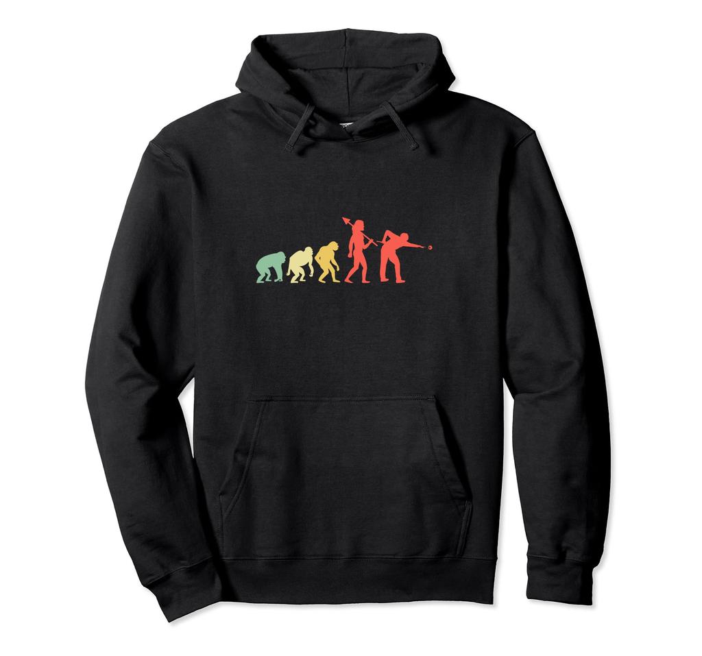 Evolution Rack Pool Billiard Player Billiard Cue Sports Hoodie
