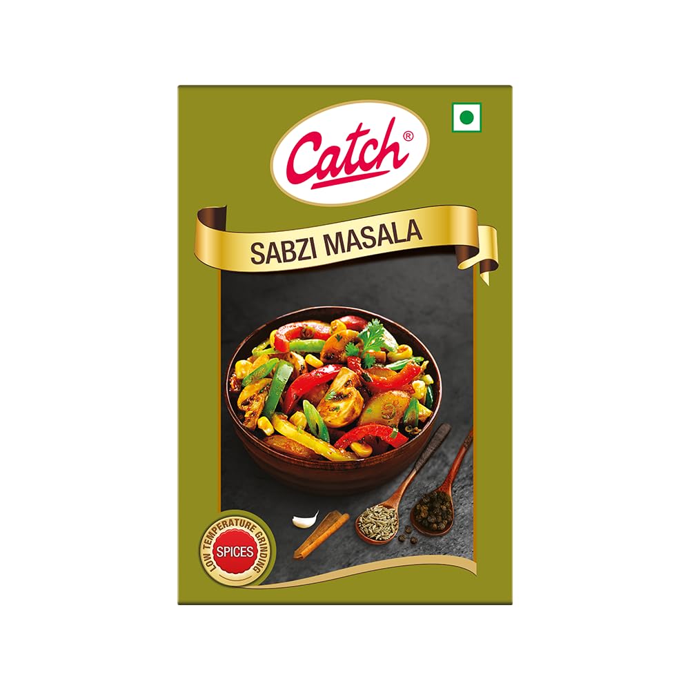 

Catch Sabzi Masala 100g Pack – Authentic Indian Spice Blend for Vegetables and Curries