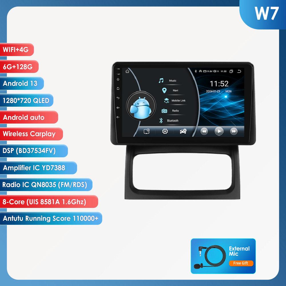 Hizpo Android 13 Automobilinis Radijas Renault Clio 2 2000-2012 belaidis CarPlay Android Auto 2din automobilinis Išmanusis Ekranas Bluetooth Autoradijas DVR Kamera RDS FM