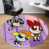 1pc Powerpuff Girls Office Round Area Rug, Under Office Chairs Bedroom Living Room Home Decor  A1022193