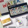 Tragbare Reise-Aquarell- und Acrylfarbpalette
