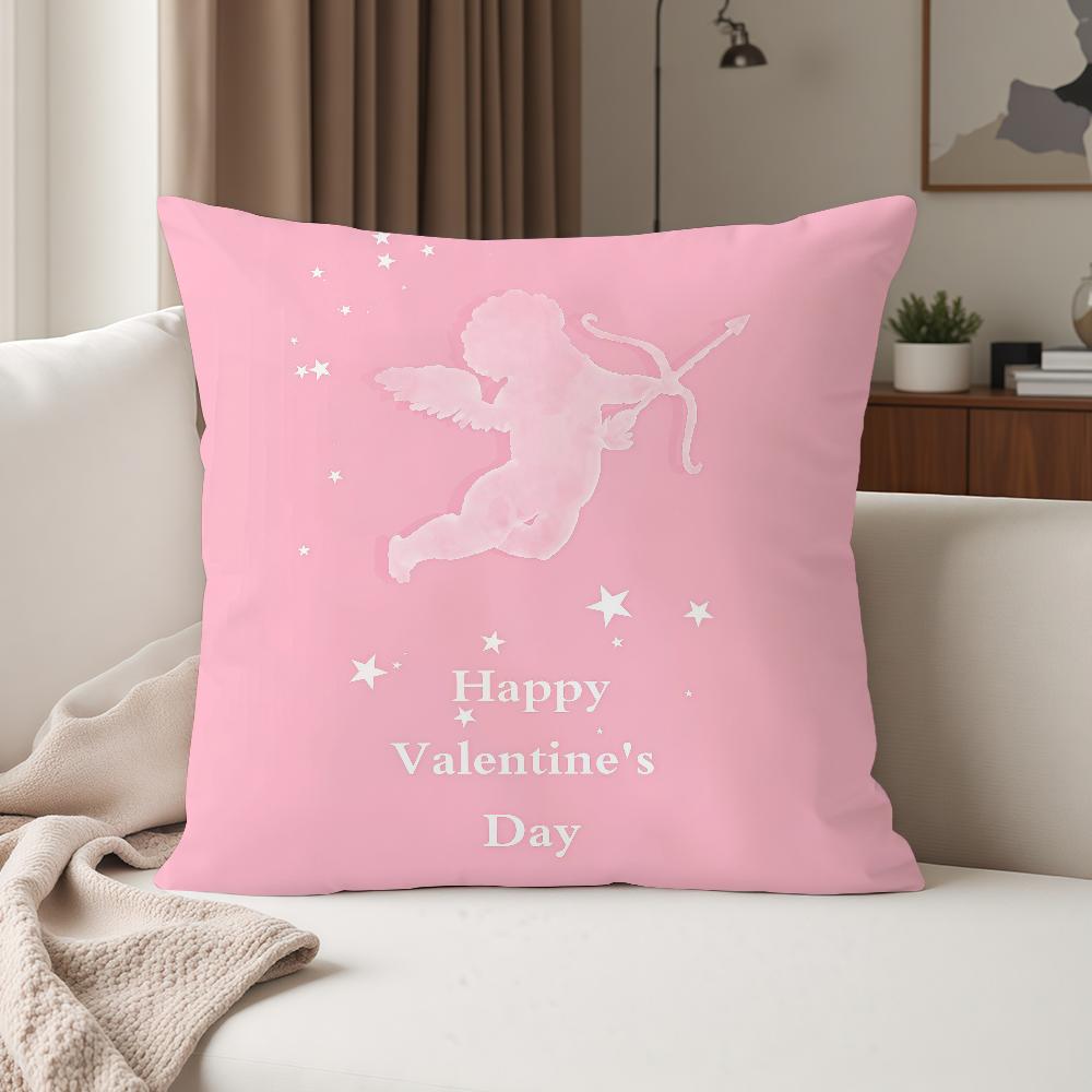 Happy Valentines Day Pillow Case Suitable For Bedrooms Living Rooms Cars Home Decoration