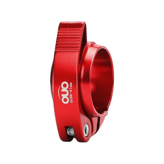 

Зажим подседельного штыря велосипеда Высокопрочный Универсальная установка Легкий дизайн Прочный и надежный Удобный Алюминиевый сплав с защитой от ржавчины 40 мм/41 мм Матовый 41 красный