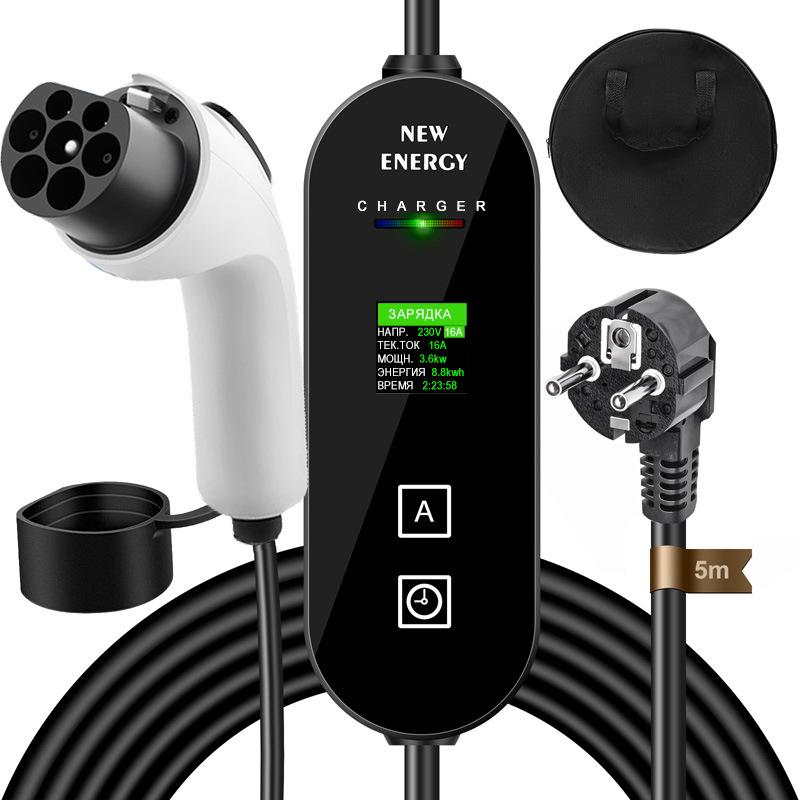 Wow Typ 2 EV-Ladegerät: Kompatibel mit europäischen, US-, australischen und Hongkong-Standards für New Energy Elektrofahrzeuge