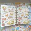 Cute Fluffy Hamster Cartoon Animal Stickers for DIY Journals & Diaries