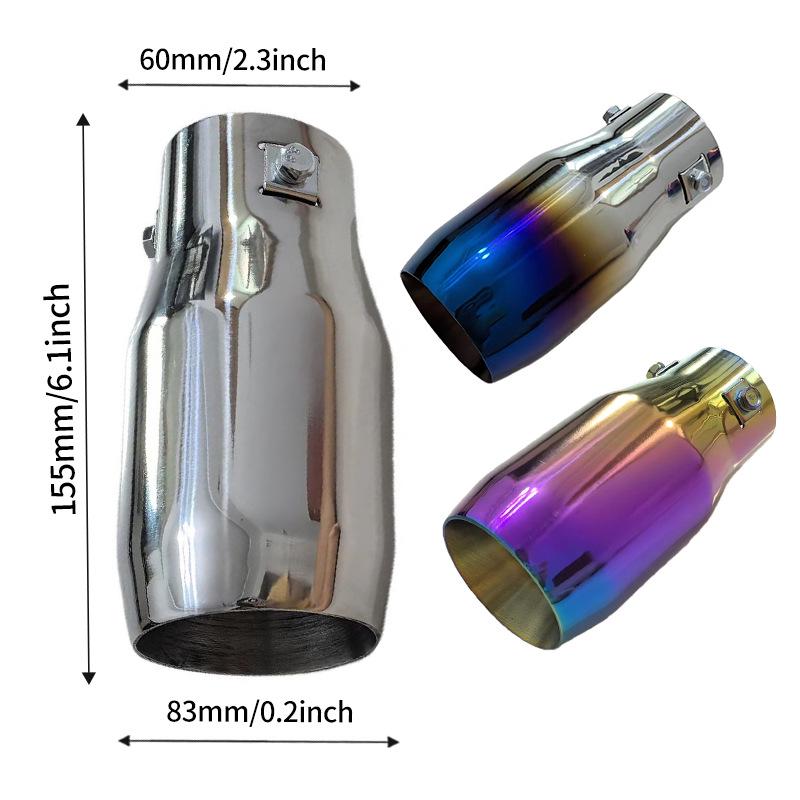 Stainless Steel Tailpipe for 6022 Jimny, Yueyue, Yuexiang M4, M2, Yingzhi, Hongguang, Cupid Cars