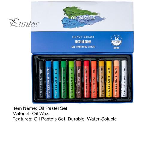 Mehrfarbige Ölpastelle Wasserlösliches Pastellset, Wasserlöslicher Malstift, Zeichenstifte mit hoher Deckkraft und schwerer Textur, für Kinder Kunstbedarf