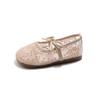 Breathable Lace Mesh Flat Shoes For Girls With Bow Spring Summer Children's Shoes Stylish Comfortable Girls Flats