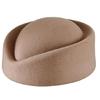 Classical French Flight Attendant Hat Polyester Stewardess Costume Accessoris Women Winter Fashion Headwear