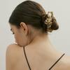 AVVINA PELLE Silk Scrunchie (S) - Champagne Beige