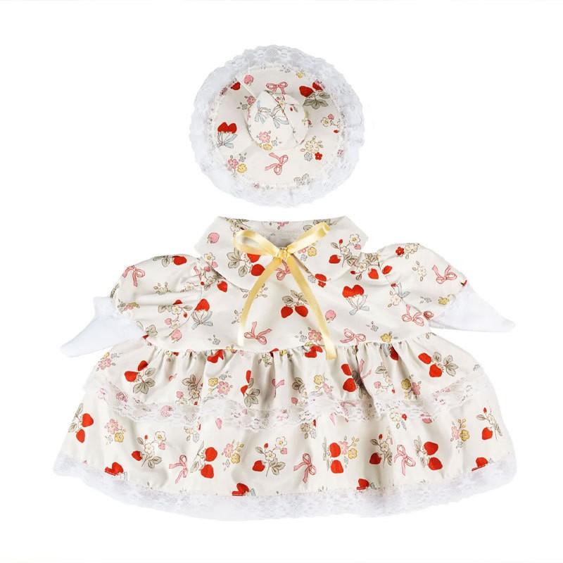 Easter Bunny Costume 23 Inch Dolls Farmhouse Style Dress Hat Maid Outfit