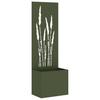 Garden Privacy Screen Canvas Olive Green 50 X 150 Cm
