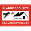 Heavy Duty Aluminum Security Sign Surveillance Private Property No Trespassing' Warning Plaque for Warehouse