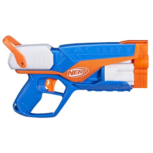Nerf N Series Agility Blaster with 12 N1 Darts, Shooting Toy for Indoor and Outdoor Use, Ages 8+, F8629, Authentic