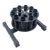 Barbell Holder Storage & Organization for Home Commercial & Garage Gyms Holds 10 Bars Curl Bars Hex Bars Tricep Bars