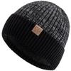Hot Sale Featured Winter Warm Hats Fleece Lined  Color Mixing Beanie Cap For Men & Women Outdoor Classic Chic Knit Hat