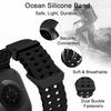 Silicone Band Bracelet for Apple Watch 10 42mm 46mm Ultra 2 1 49mm 9 8 7 45mm 44mm Sports Breathable Strap Iwatch 6 5 4 SE Bands