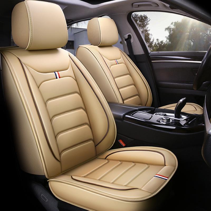 Universal Leather Car Seat Covers – Full Coverage, All-Season Cushions