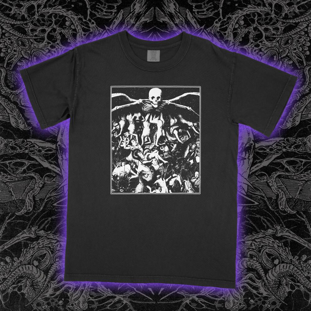 

ПОСЛЕДНИЙ СУД Рубашка ужасы сатана смерть ритуал демоны Пентаграмма Унисекс футболка L