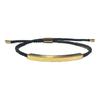 Custom Engraving Stainless Steel Couple Bracelet with Hollow Bent Tube Design