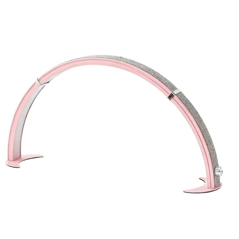 

Ультраяркая лампа для маникюрного стола в форме полумесяца Складная конструкция Встроенная подставка для телефона Материал ABS