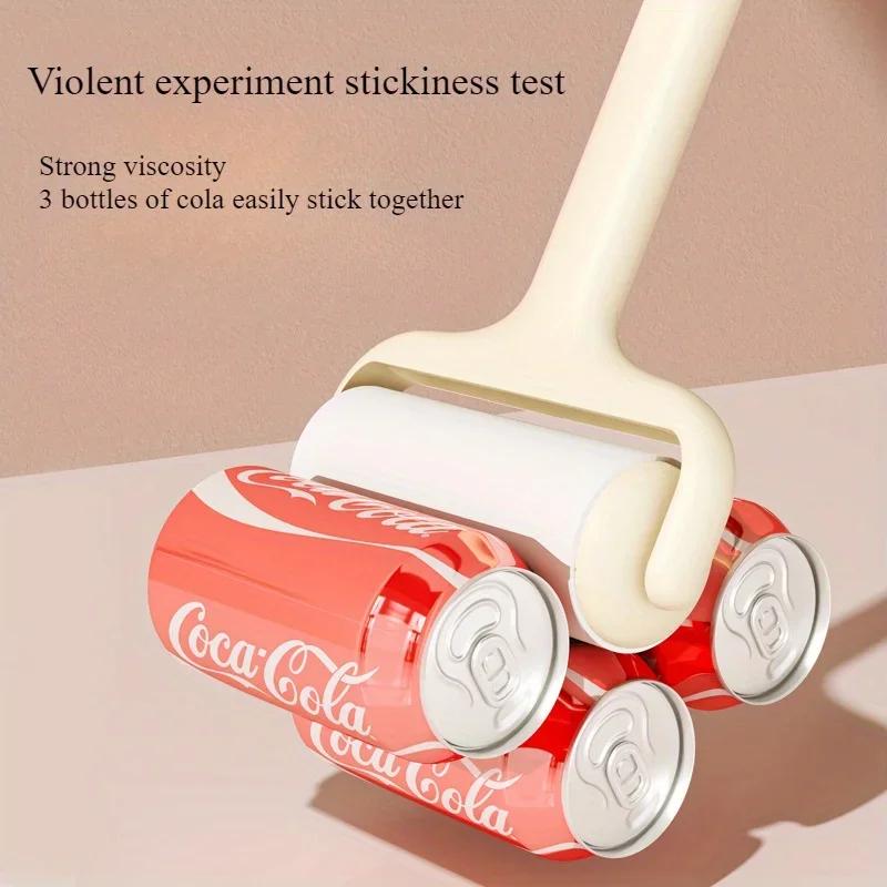 A Reusable Drum, A High Viscosity Adhesive Roller for Tear Off Paper, A Pet Hair Remover, A Hair Remover, and A Hair Adhesive