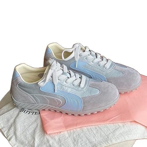 Soft Leather Version~ Casual Sports Board Shoes, Little White Shoes, Outdoor Running, Mountaineering, Soft Soles, Thick Soles, German Training, Forres
