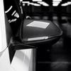 For Hyundai Kona 2024 2025 Car Sticker Rearview Side Mirror Cover Wing Cap Exterior Door Rear View Case Trim Carbon Fiber Look