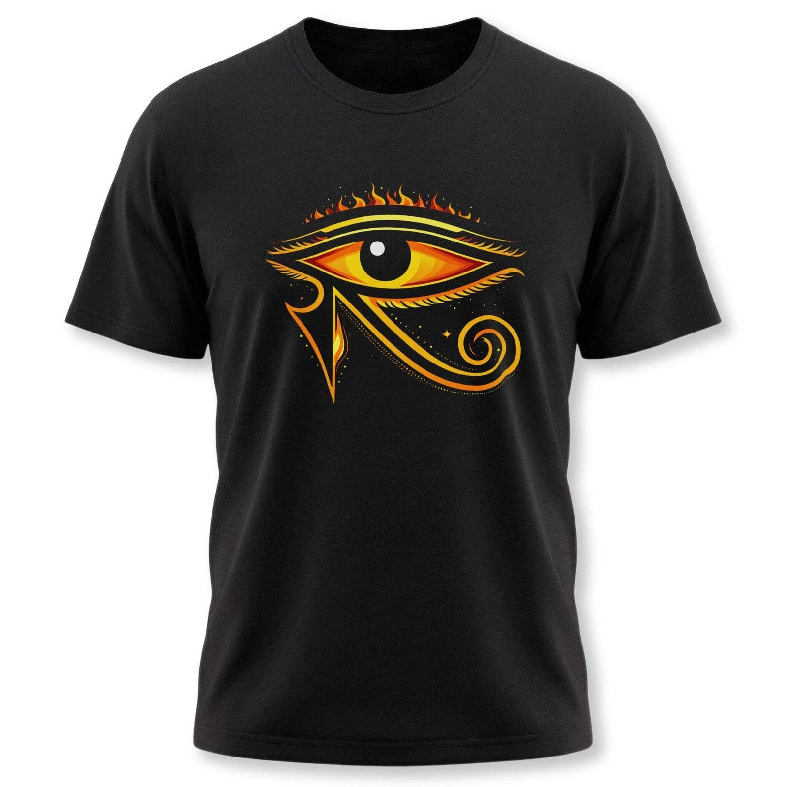 Eye of Horus T-Shirt | Egyptian Protection Symbol Graphic Print Tee Shirt XL