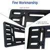 BGGTMO Front License Plate Mounting Kit- License Plate Bracket Holder Frame- Universal Bumper Car Tag Frame Mount Adapter With Stainless Steel Screw