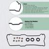 Valve Cover Gasket set 90210-05007 fit for Lexus ES300 fit for Toyota T100 Tundra 3.4L Tacoma 4Runner 3.4 V6 VZN18 Camry SE 2VZFE DLX LE XLE 3.0 V6