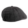 Cap Men Autumn Winter Newsboy Cap Thickened Warm Beret British Vintage Flat Cap Gatsby Octagonal Painters Hat Gorro Hombre Boina